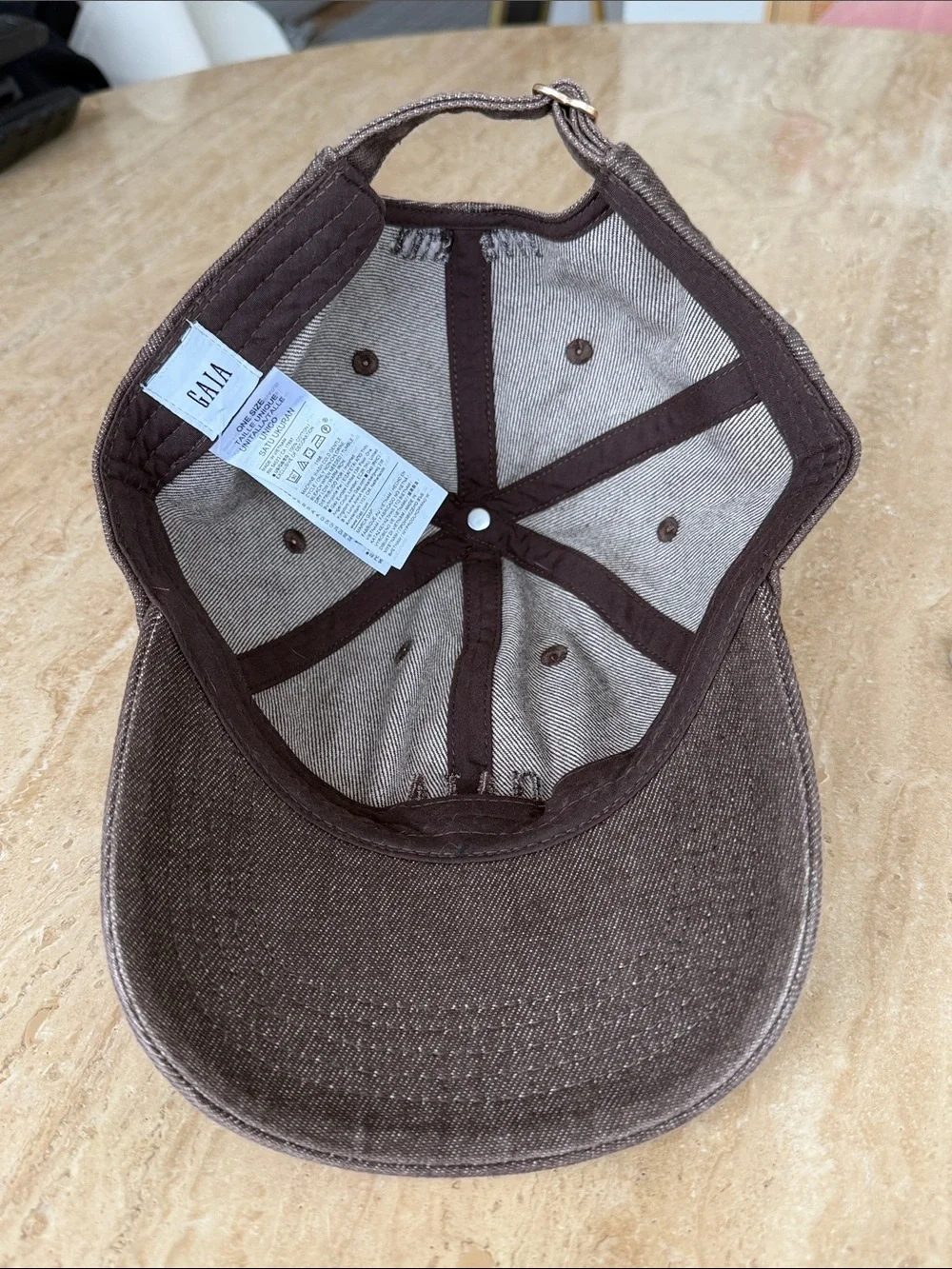 Limited Edition Gap x Cult Gaia |  Embroidered Brown Baseball Cap
